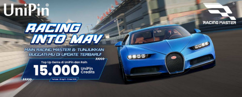 Racing Into May – Top Up Racing Master di UniPin & Raih 15.000 UniPin Credits